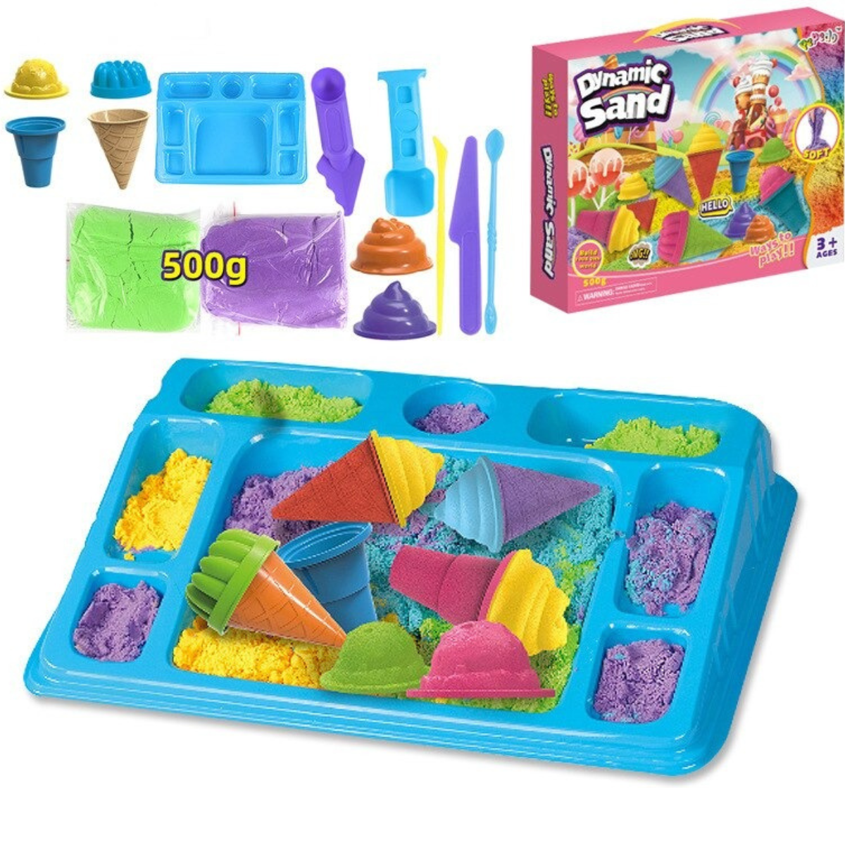 Kinetischer Sand Spielset – CreativeSand