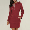 Kapuzen-Sweatkleid mit Taschen – Isabella