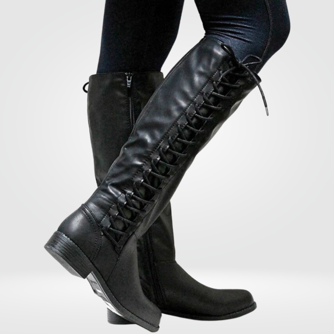 Bequeme Hohe Damenstiefel - Elena