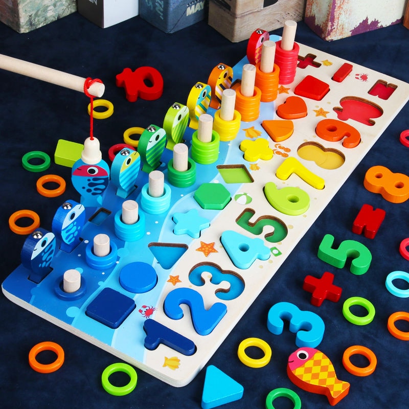 Montessori Kleinkinderspielbrett - Holz SpielSafari
