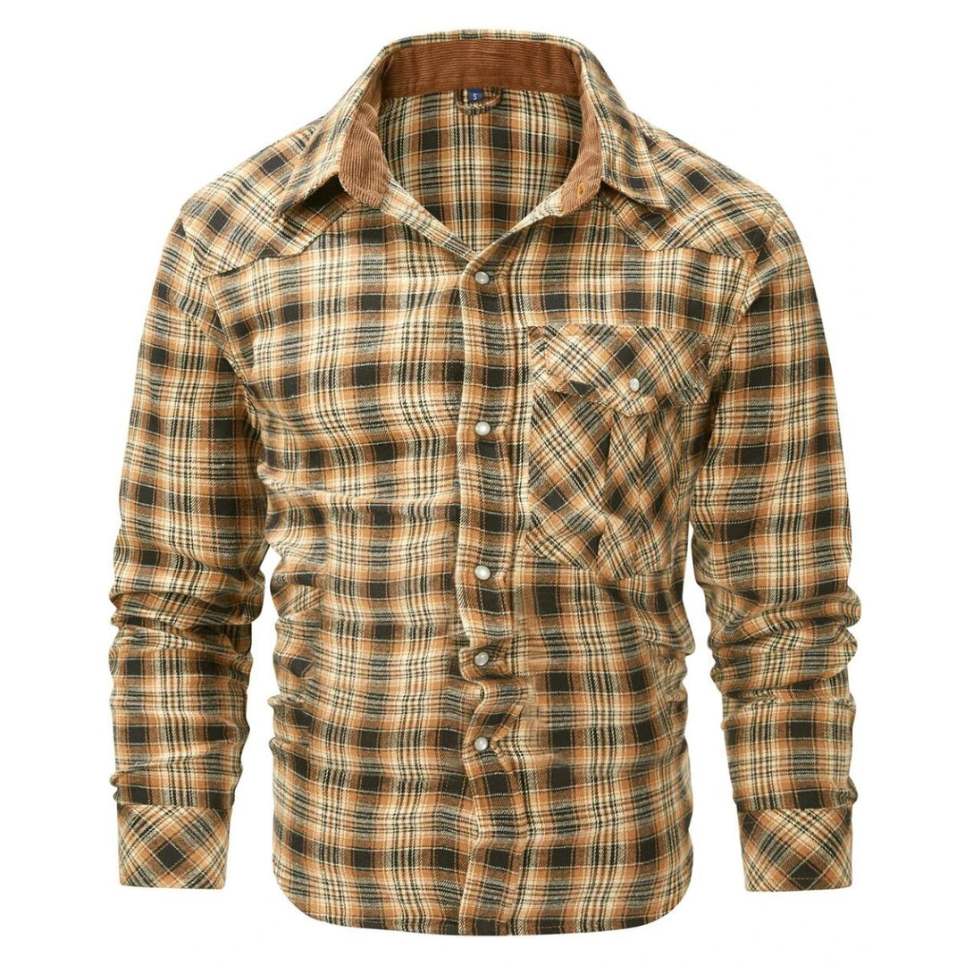 Kariertes Herrenhemd für Herbst & Winter – Tobias