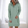 Minimalistische Long Damen Hoodie – Valeria