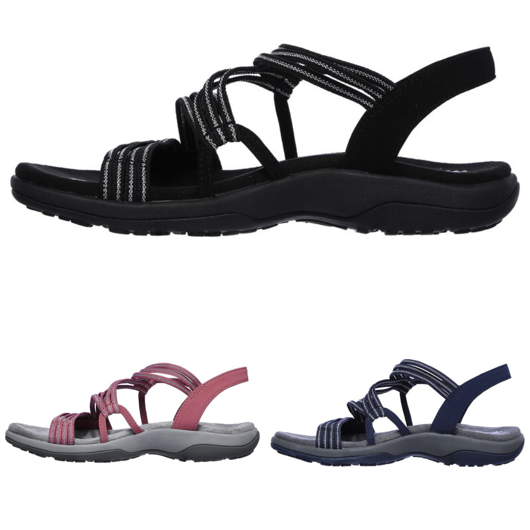 Orthopädische Damen Sandalen mit verstellbaren Riemen – Elvira
