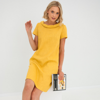 Stylisches Sommerkleid aus Leinen-Baumwoll-Mix - LinaLuft