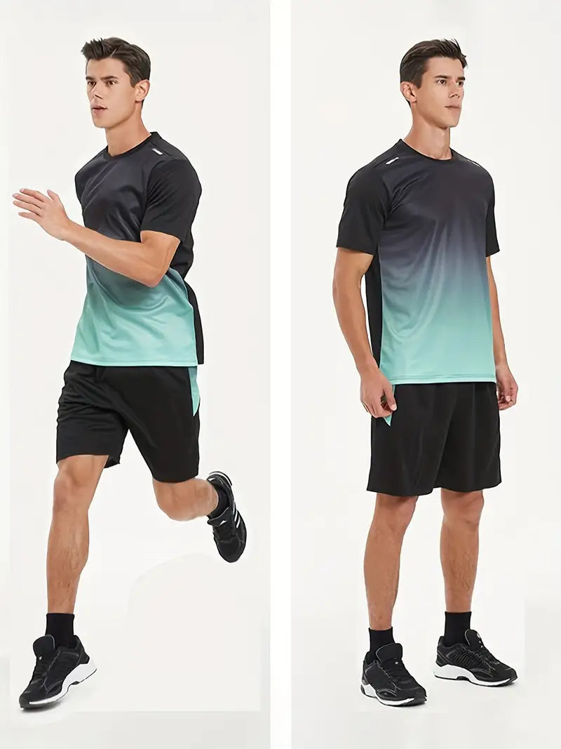 Zweiteiliges atmungsaktives Herren-Sportset – Jarek