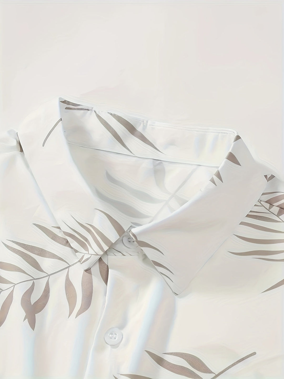 Zweiteiliges Sommer Set Herren Blattprint Shirt und Shorts - Kiano