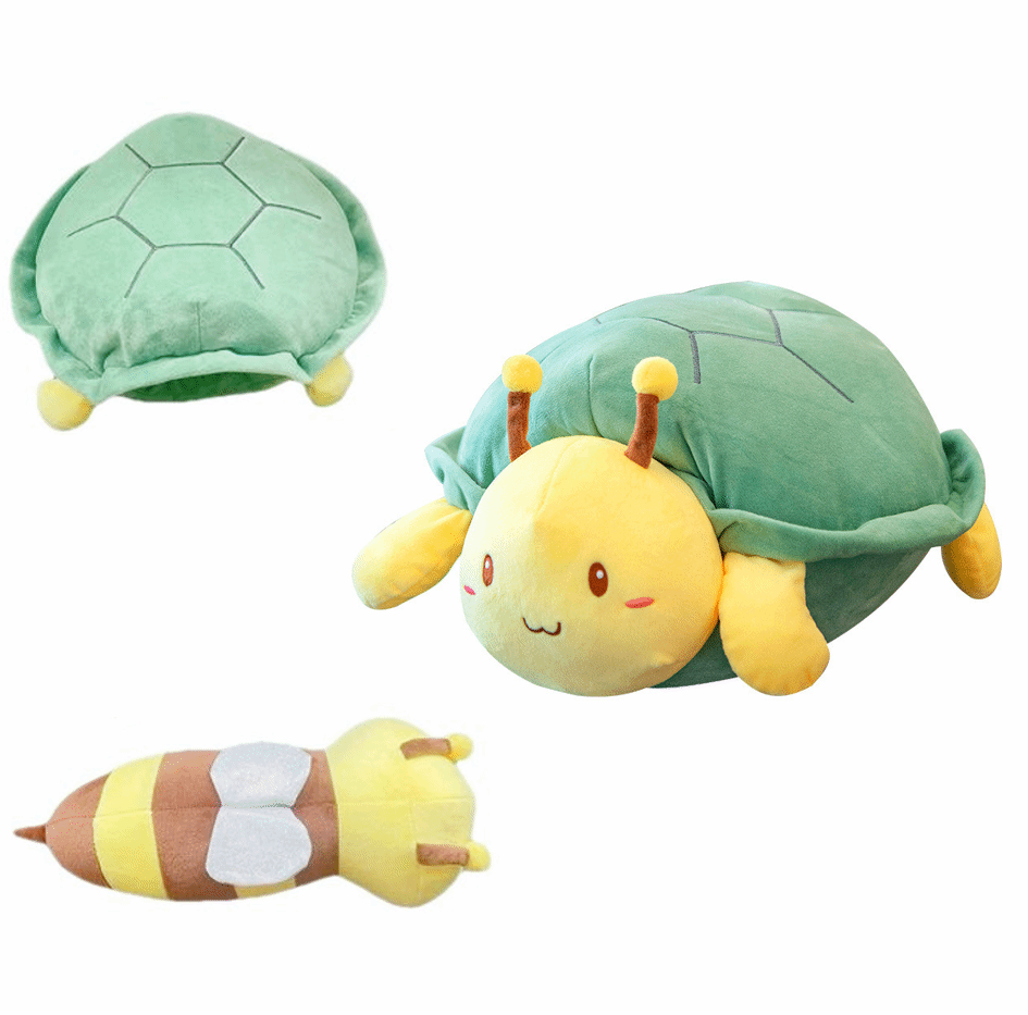 Tragbares Plüschkissen - CozyTurtle