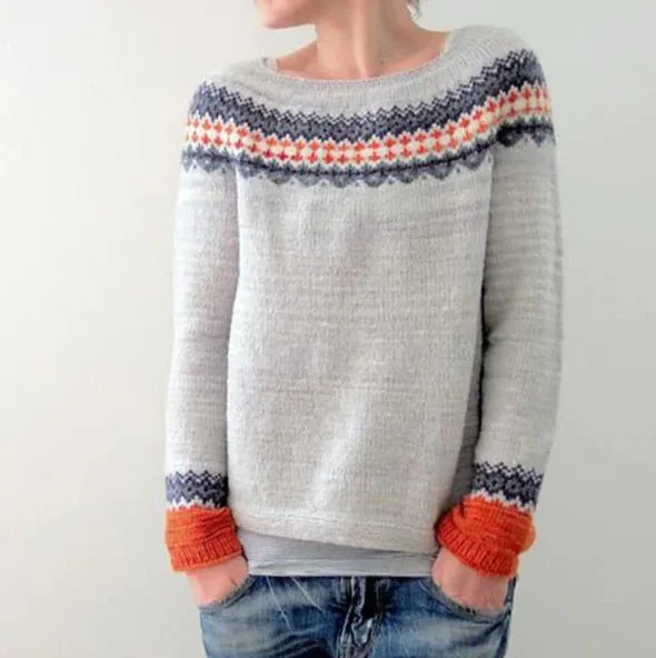 Warmer Damenpullover mit Stilvollen Details - Nova