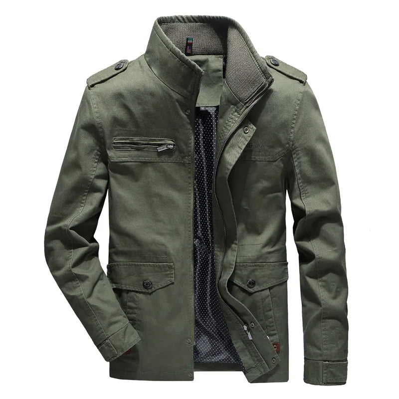 Herren Cargo Herbstjacke – Olivier