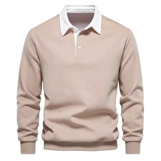 Herren Polo Pullover mit Langarm - Rafael