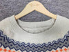 Skandinavischer Eleganz Pullover mit lebhaftem Muster - NordicChic