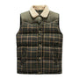 Herren Outdoor Bodywarmer mit Karomuster & Stehkragen – Lennart