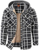 Herren Outdoorjacke kariert mit Isolierung & wasserabweisender Beschichtung – Ragnar