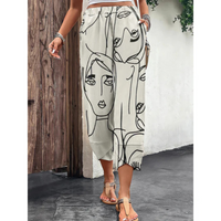 Lässige Damen Sommerhose mit weitem Bein & Elastikbund – Yara