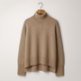 Luxuriöser Kaschmir-Rollkragenpullover für Damen – Amira Herbstzauber Edition