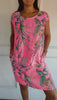 Bequemes Kleid mit Rundhalsausschnitt – Valentina