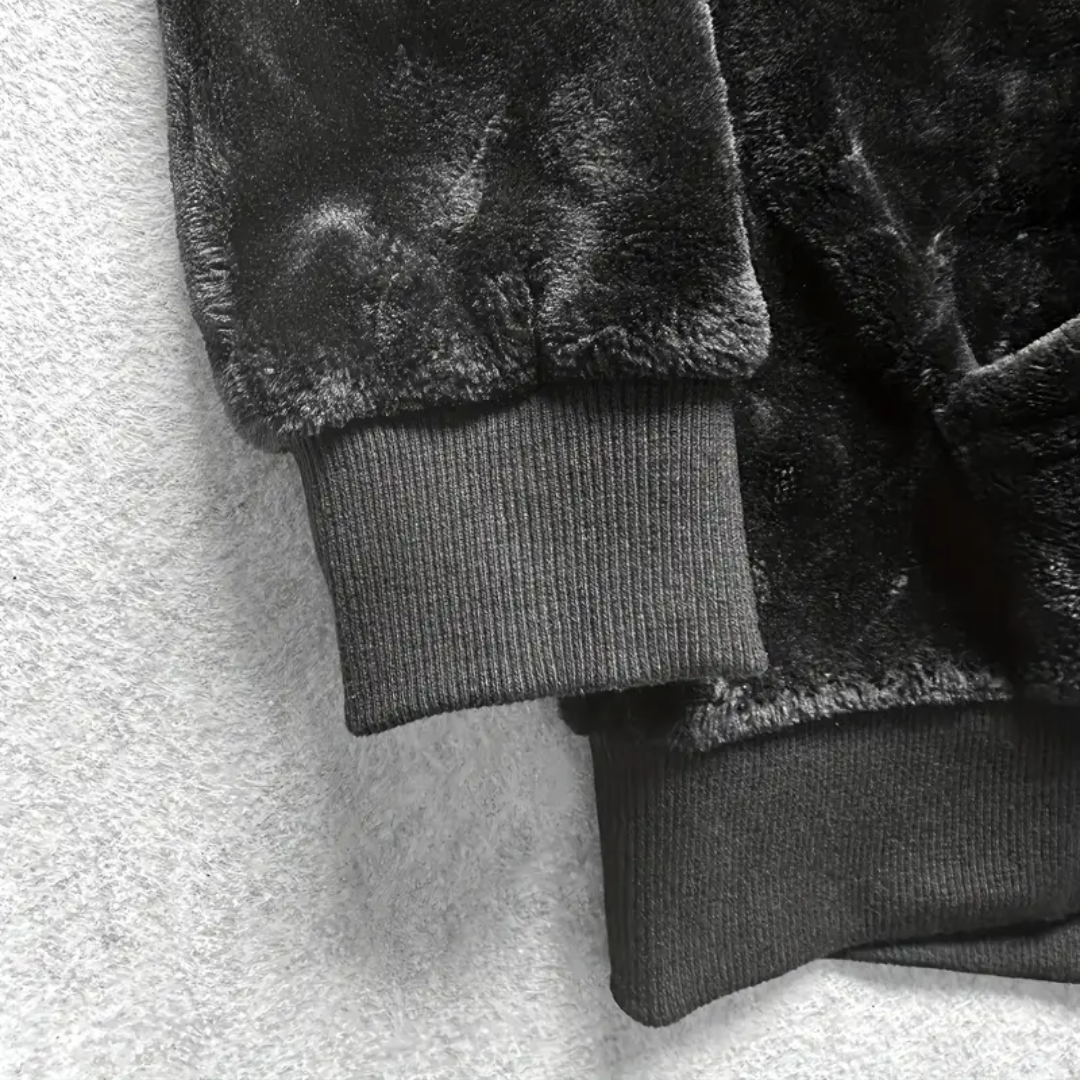 Herren Hoodie gefüttert mit Plüsch & Kapuze – Emil