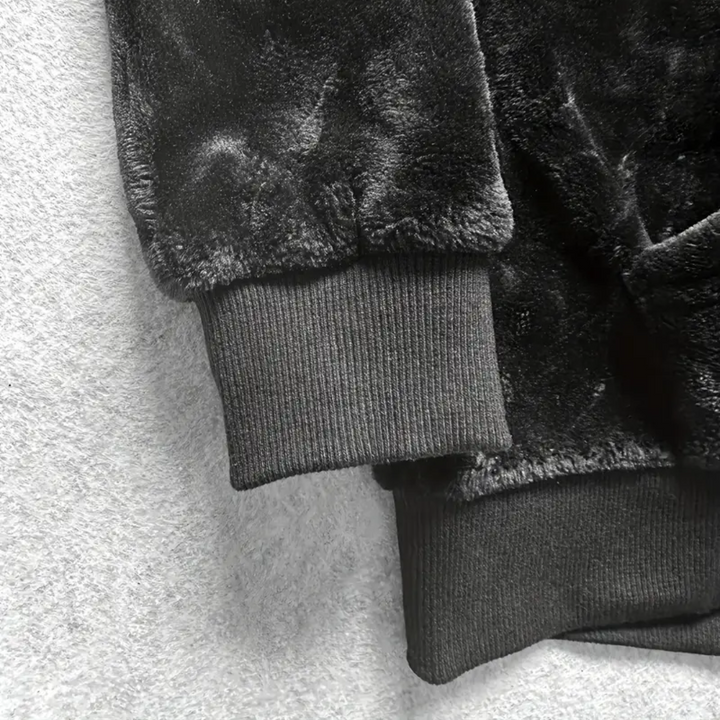 Herren Hoodie gefüttert mit Plüsch & Kapuze – Emil