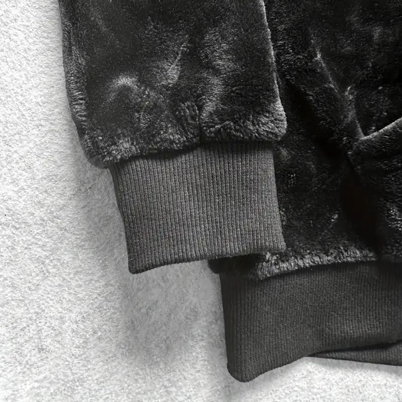 Herren Hoodie gefüttert mit Plüsch & Kapuze – Emil