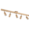 Verstellbare Deckenstrahler aus Holz – EcoLux