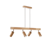 Verstellbare Deckenstrahler aus Holz – EcoLux