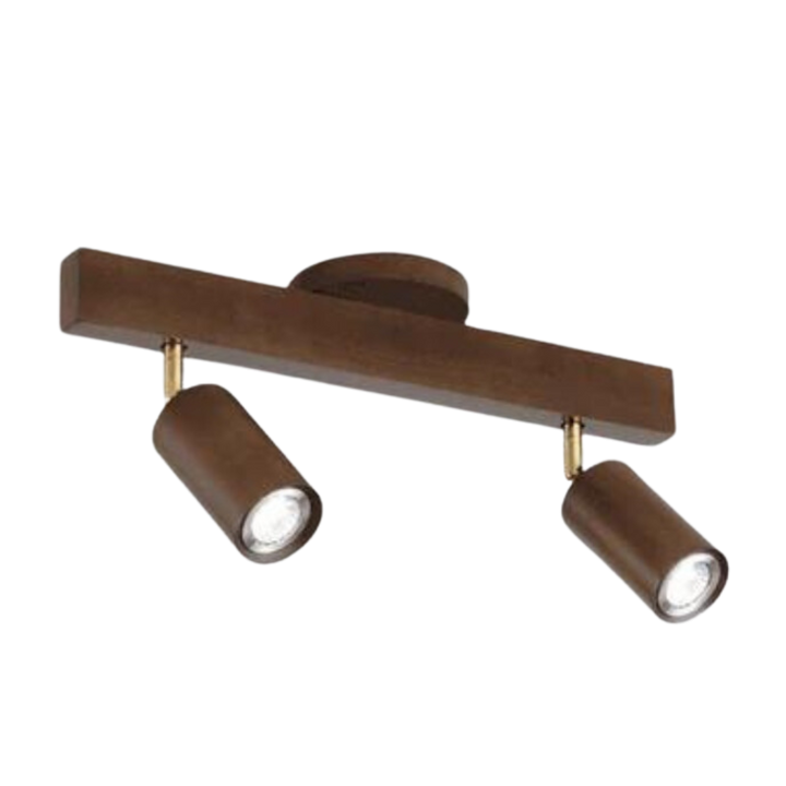 Verstellbare Deckenstrahler aus Holz – EcoLux