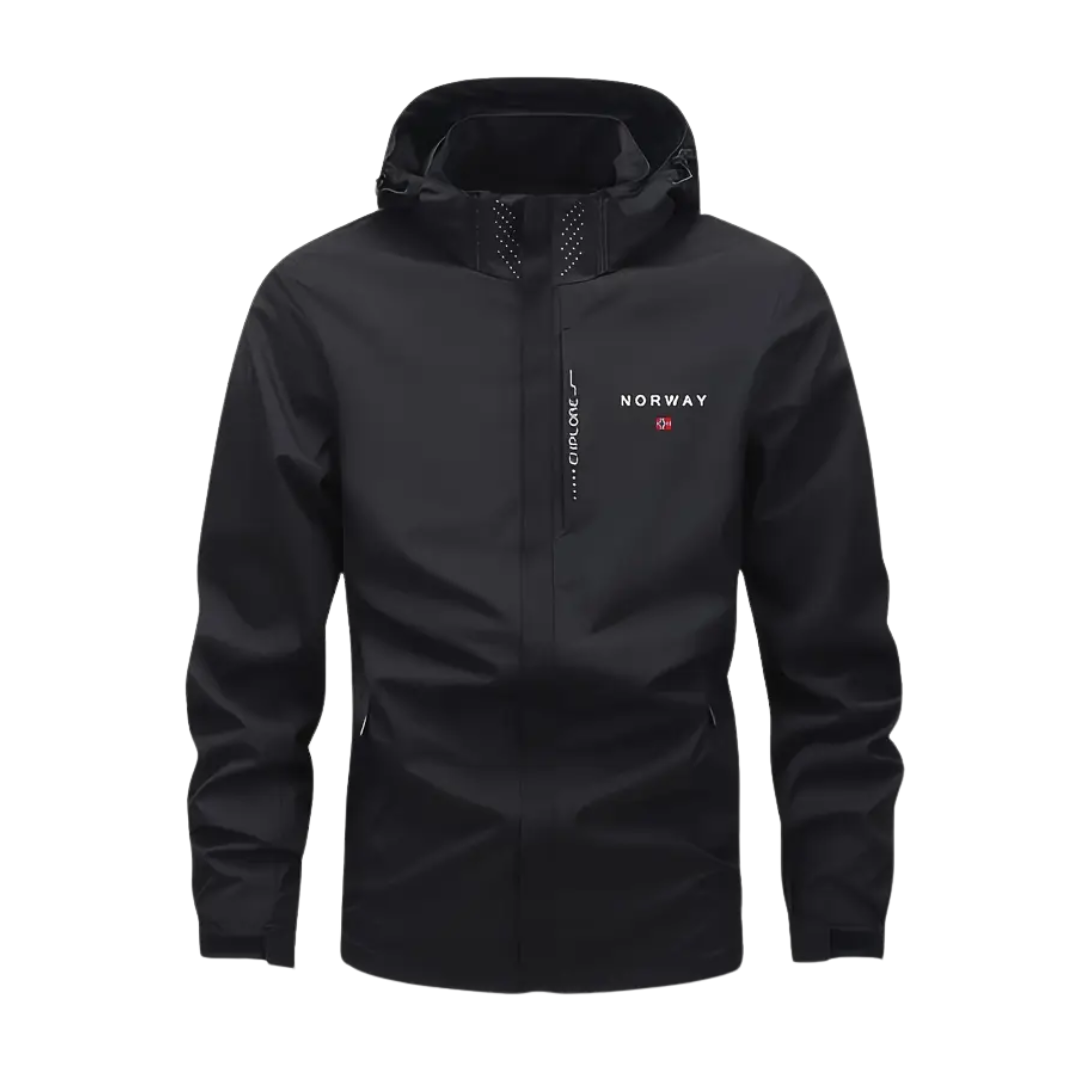 Herren Outdoorjacke leicht & atmungsaktiv mit abnehmbarer Kapuze – Elian