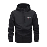 Herren Outdoorjacke leicht & atmungsaktiv mit abnehmbarer Kapuze – Elian