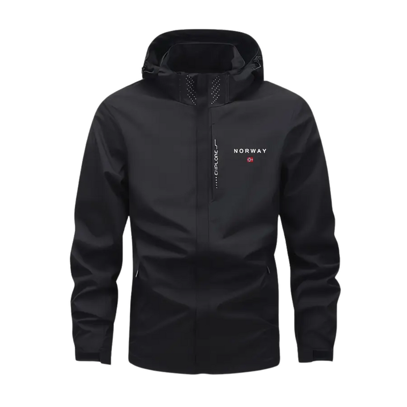 Herren Outdoorjacke leicht & atmungsaktiv mit abnehmbarer Kapuze – Elian