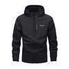 Herren Outdoorjacke leicht & atmungsaktiv mit abnehmbarer Kapuze – Elian