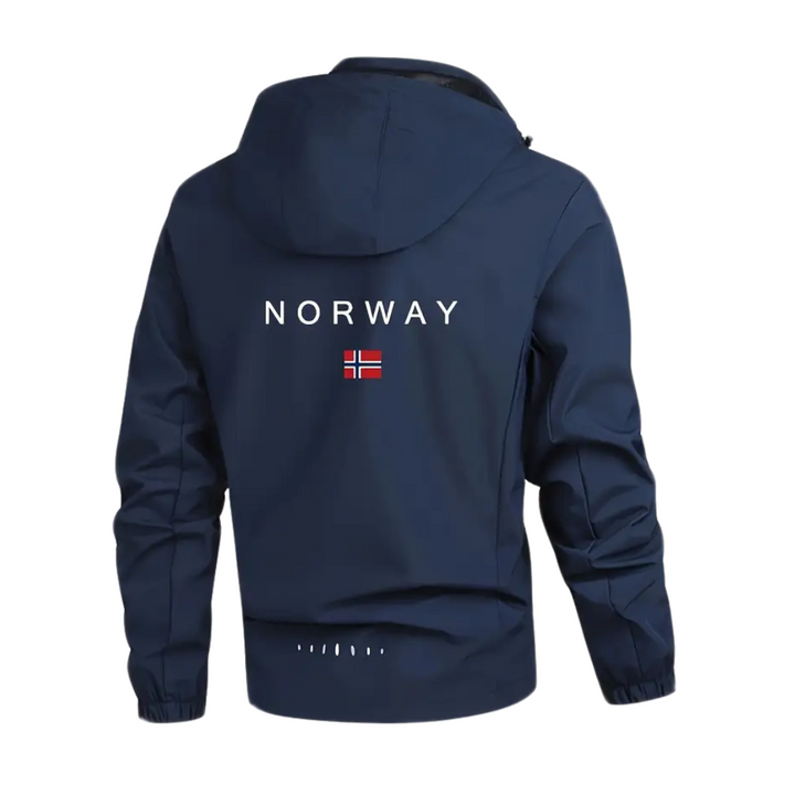 Herren Outdoorjacke leicht & atmungsaktiv mit abnehmbarer Kapuze – Elian