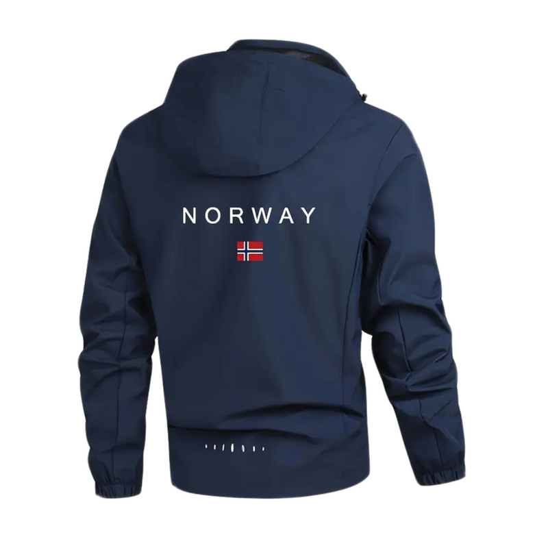 Herren Outdoorjacke leicht & atmungsaktiv mit abnehmbarer Kapuze – Elian