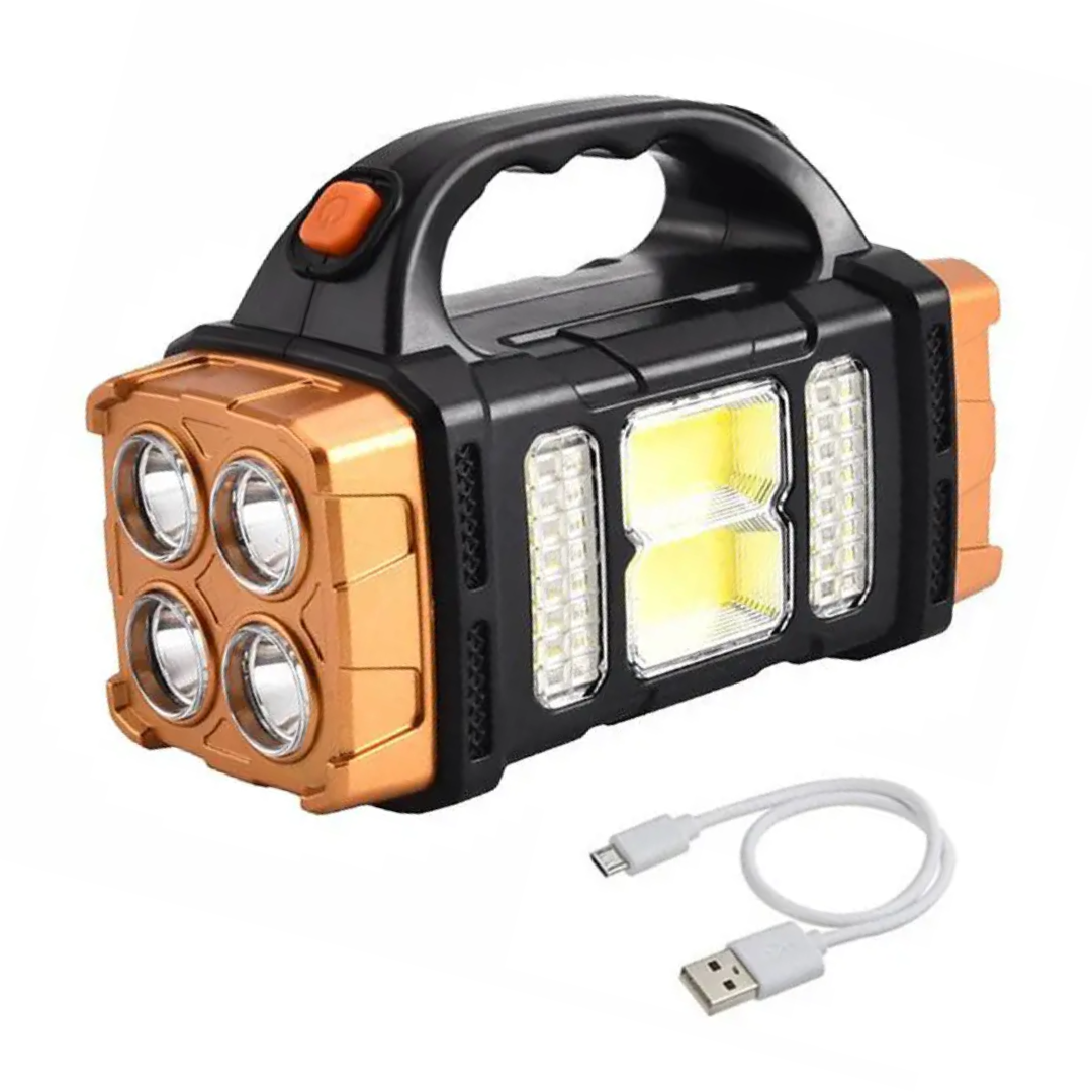 3-in-1 Emergency Flashlight – SolarBeam
