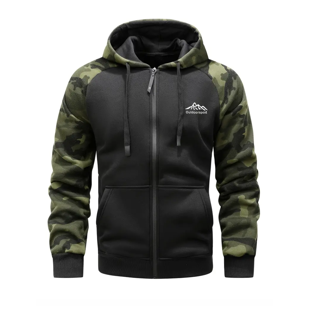 Warm und Bequem Herren Camo Fleecejacke – Ethan