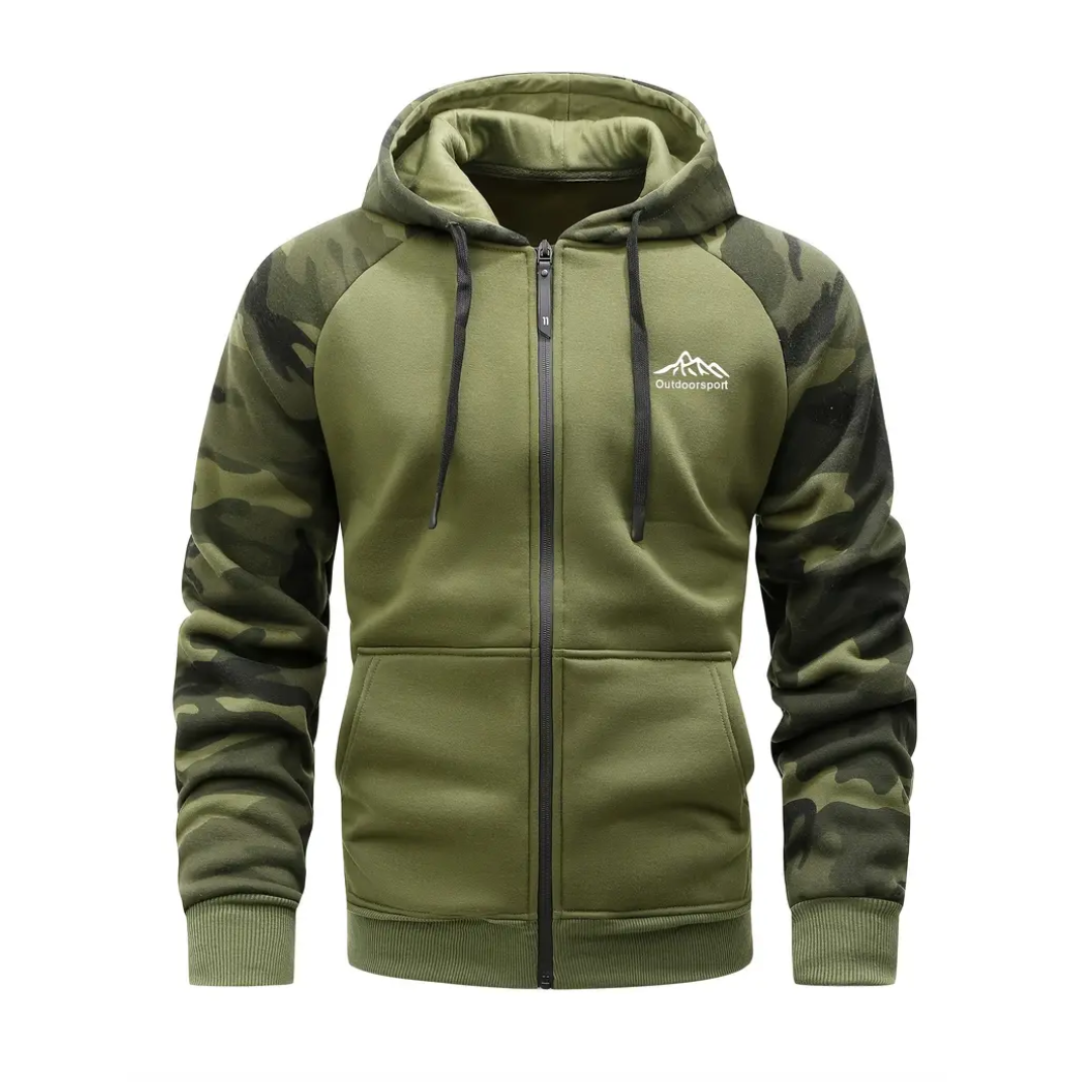 Warm und Bequem Herren Camo Fleecejacke – Ethan
