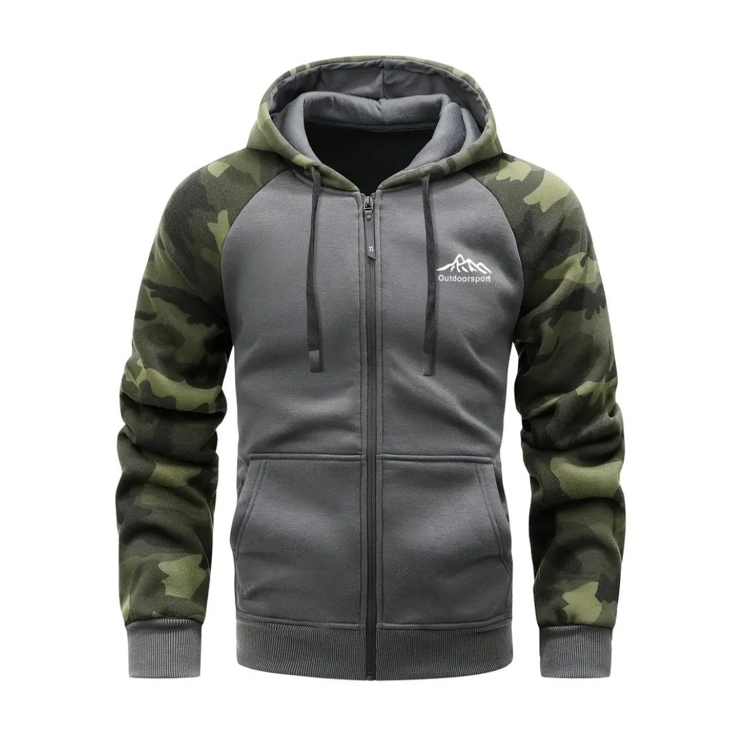 Warm und Bequem Herren Camo Fleecejacke – Ethan