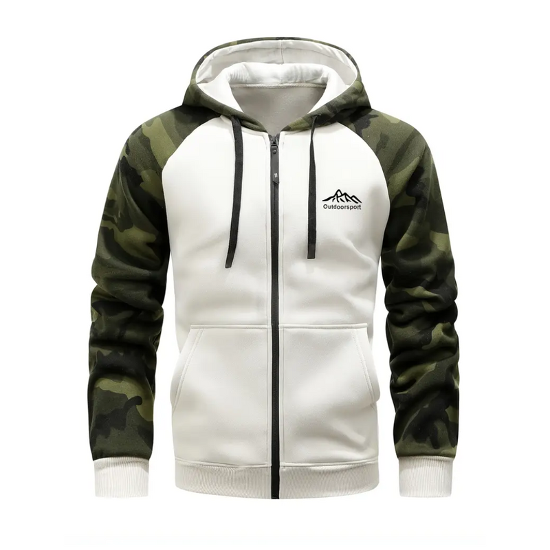 Warm und Bequem Herren Camo Fleecejacke – Ethan