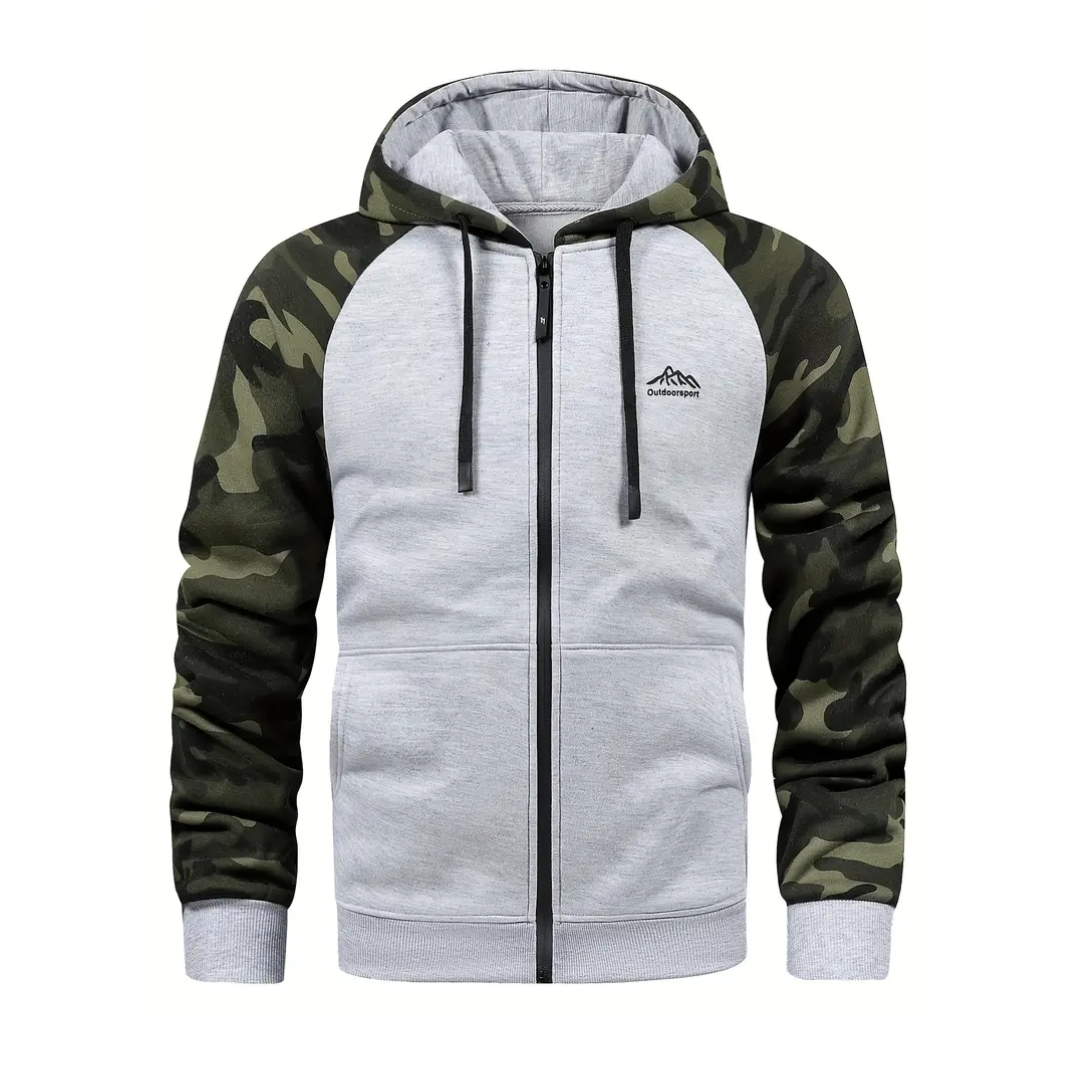 Warm und Bequem Herren Camo Fleecejacke – Ethan