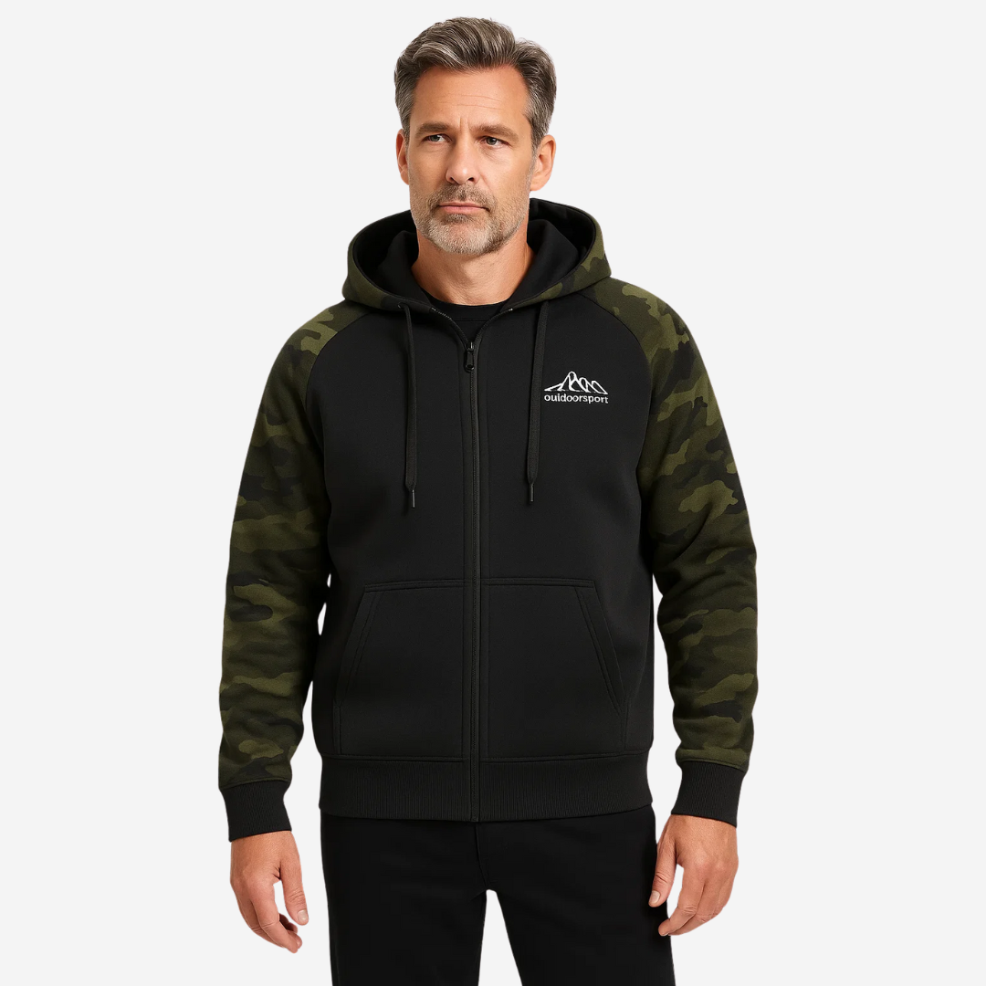 Warm und Bequem Herren Camo Fleecejacke – Ethan