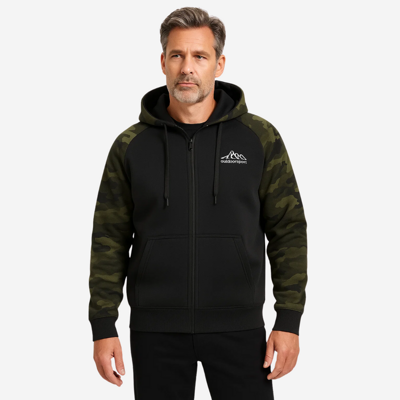 Warm und Bequem Herren Camo Fleecejacke – Ethan