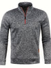Herren Pullover mit Hals-Reißverschluss für Herbst & Winter – Matteo