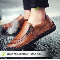 Herrenschuhe mit Reißverschluss – Matteo