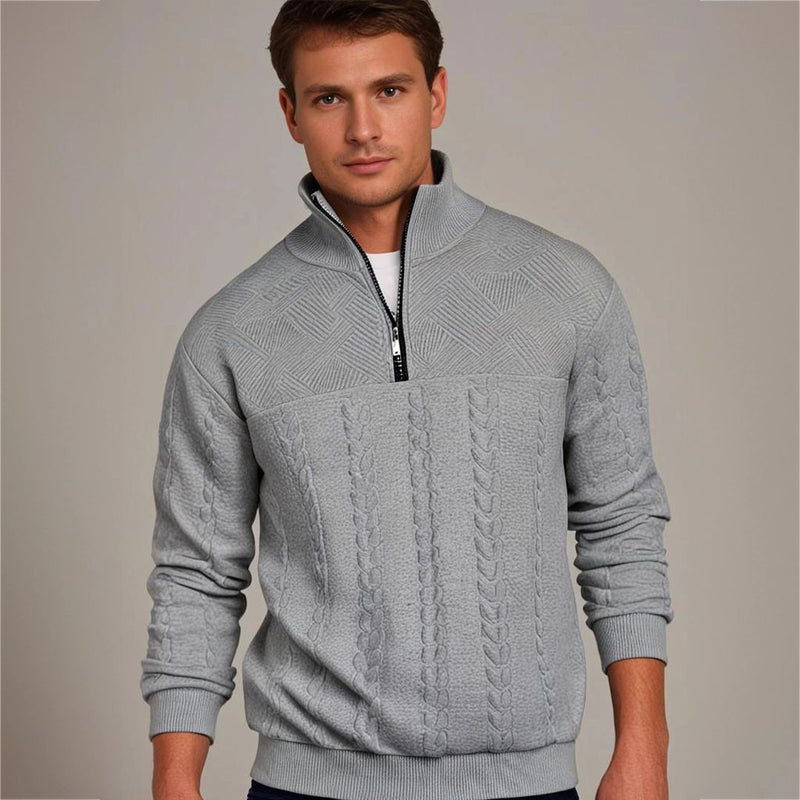 Herren-Pullover mit Kaschmir-Merinowolle – Herbstzauber Severin
