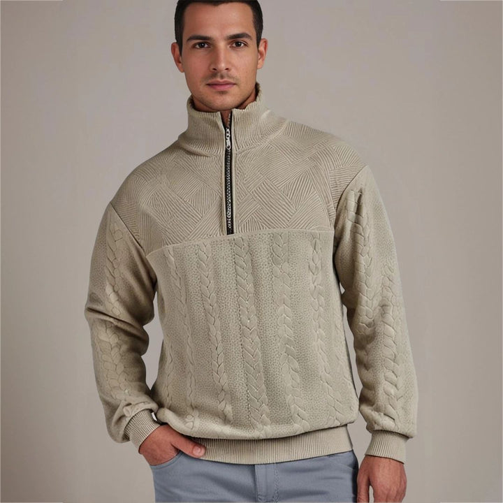 Herren-Pullover mit Kaschmir-Merinowolle – Herbstzauber Severin