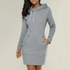 Kapuzen-Sweatkleid mit Taschen – Isabella