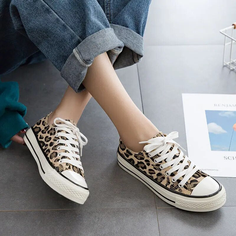 Stylische Leoparden Damensneaker – Savannah