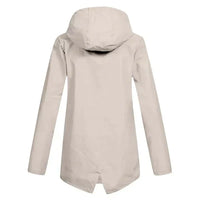 Trendy Women's Rain Jacket with Hood - Liora