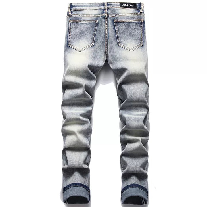 Trendy ripped men's jeans - Jaxon