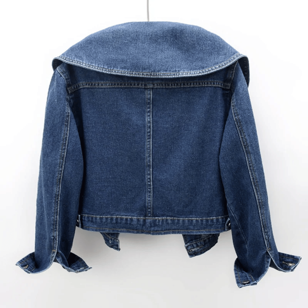 Damen Denimjacke mit Matrosenkragen – Giovanna