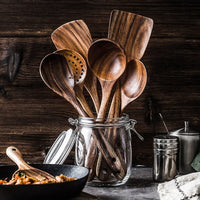 Natural Wooden Kitchen Utensils - RustiCook